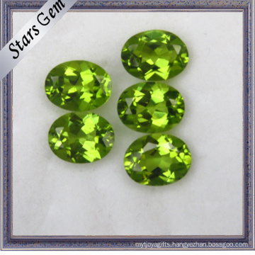 Shine Oval Shape Natural Peridot Stones